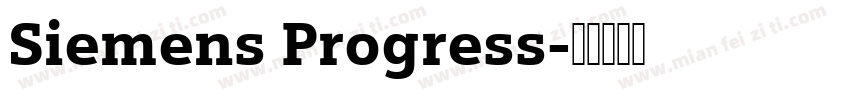 Siemens Progress字体转换
